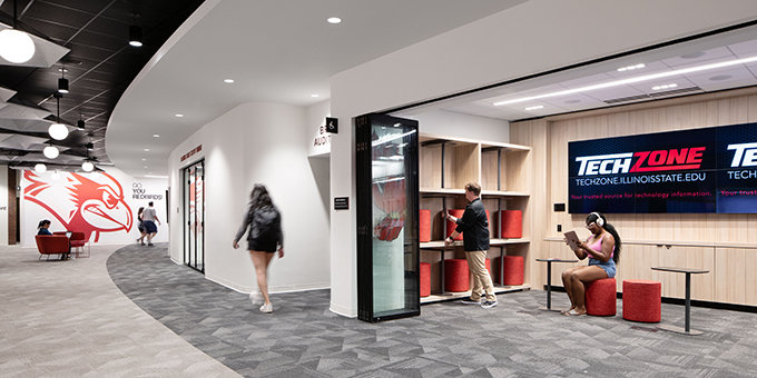 Tech Zone at Bone Student Center.