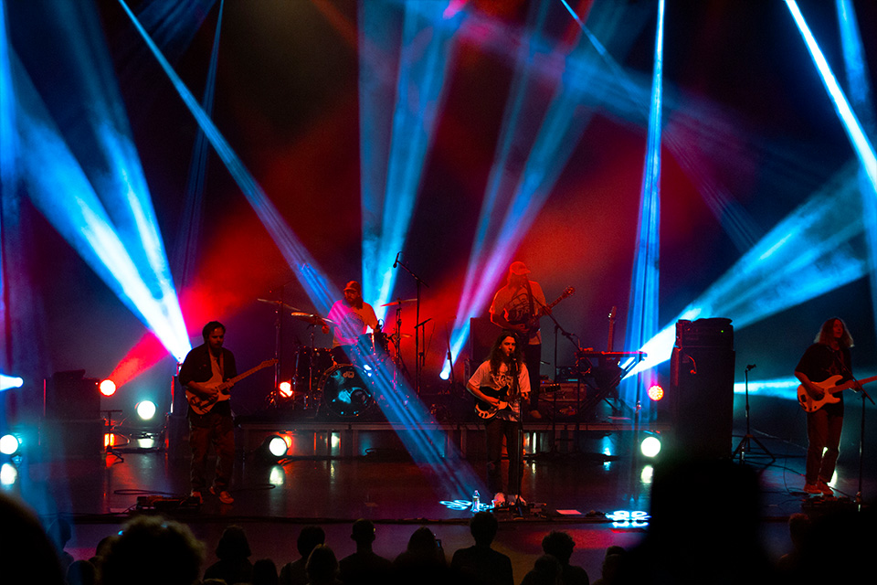 musical group performing on Braden stage